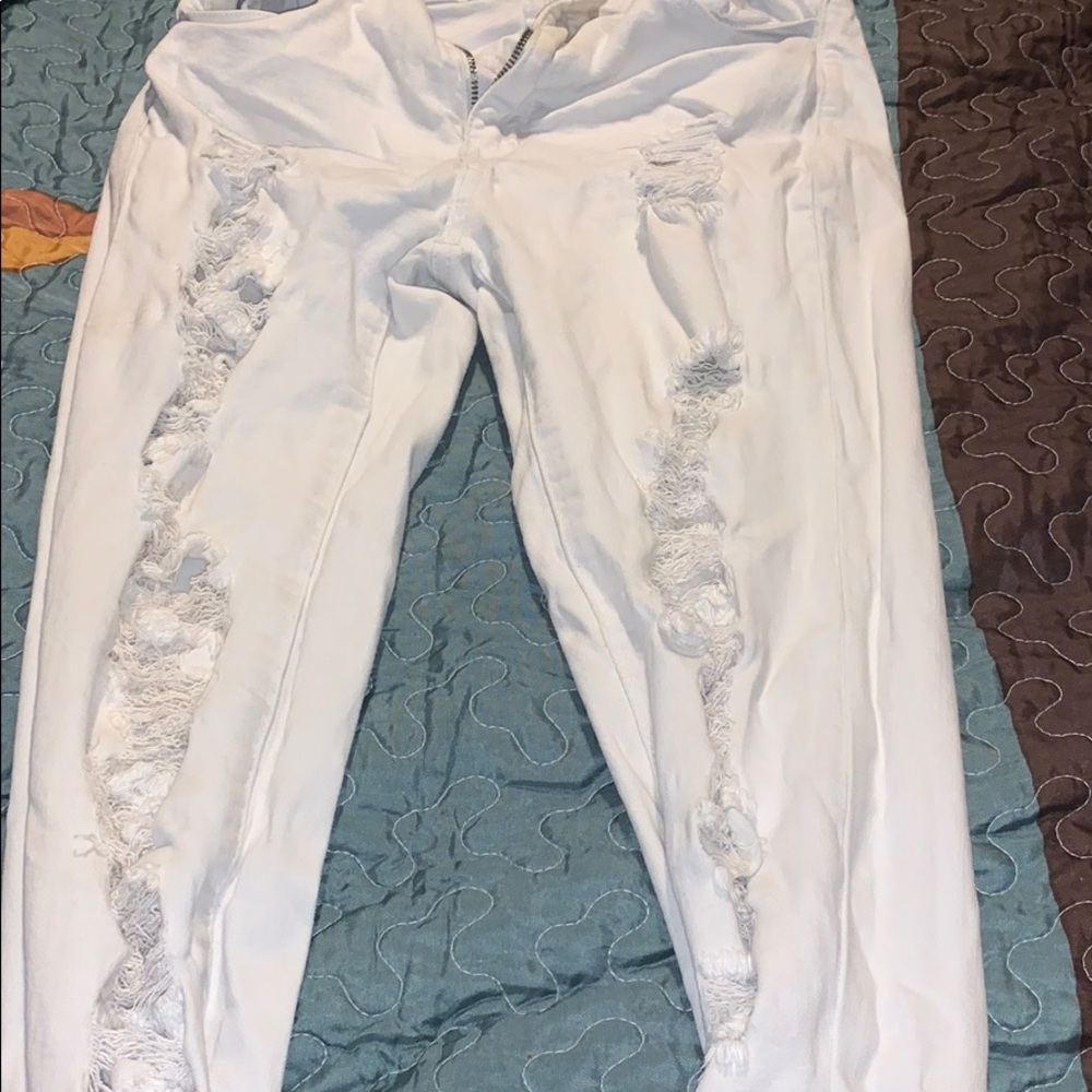 White jeans